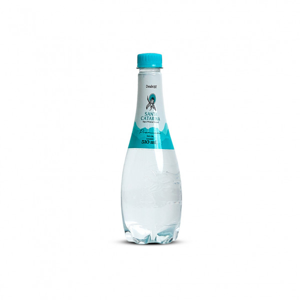 Agua Mineral 510ML Sem Gás Premium Descartável-Santa Catarina (Fardo 12 Unid)