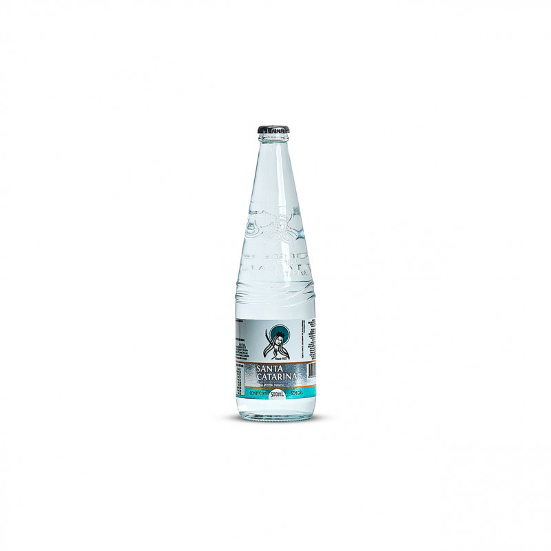 Agua Mineral 500ML Sem Gás Vidro Retornável-Santa Catarina (Dúzia)