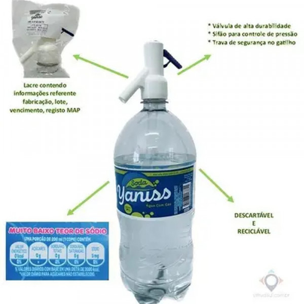 Agua Jet Gaseificada 1,4LT-Yaniss (Líquido)